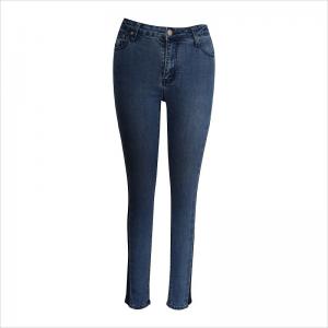 mode kontrast tvätt skinny jeans WS10122