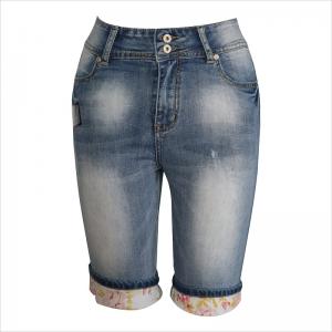 skriv hem 3/4 denim jeans WS10125