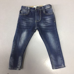 mörkblå mager jeans barn jeans WSG007